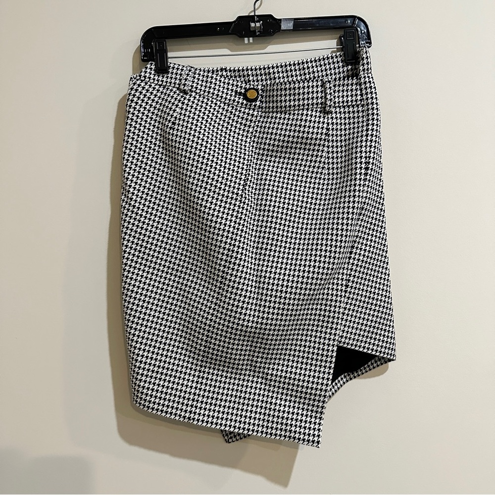 NWT Balenciaga Pied de poule wrap skirt